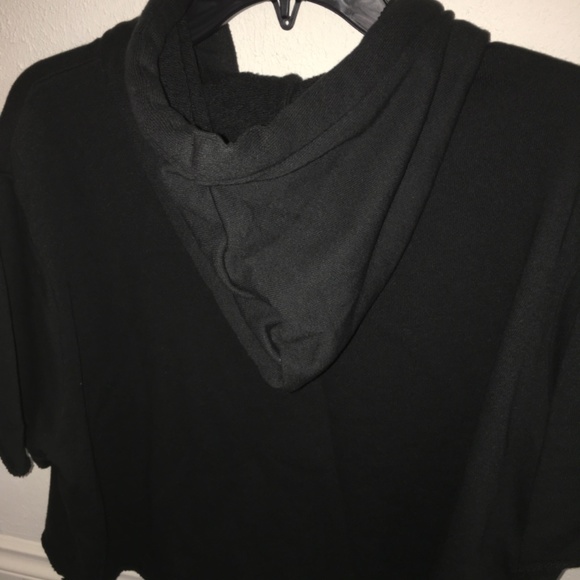 Ave les filled shortsleeved sweatshirt with hood - Picture 6 of 7